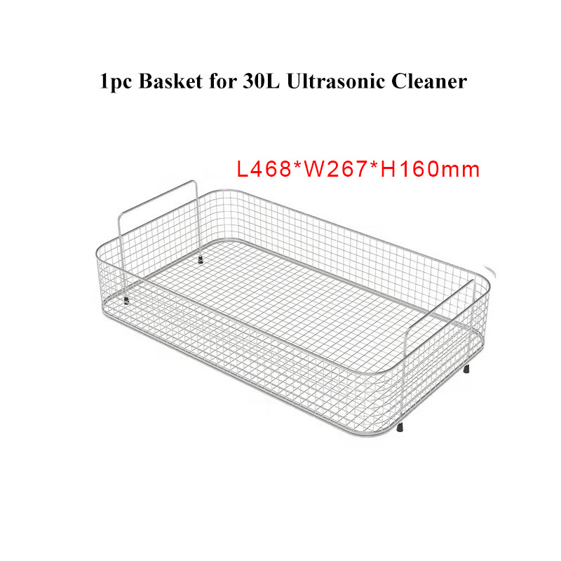 Stainless Steel Ultrasonic Cleaner 22L Basket - Nettoyeur à ultrasons de table 1L-30L