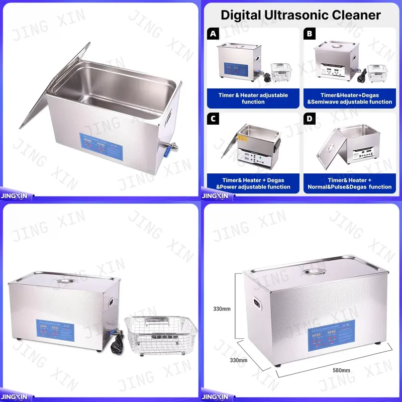 Industrial Ultrasonic Cleaner 30L Heater - Nettoyeur à ultrasons industriel personnalisé de