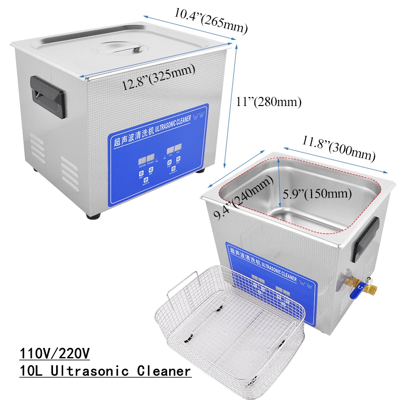 Nettoyeur à ultrasons numériqu - Ultrasonic Cleaning Machine 10L Digital avis et prix