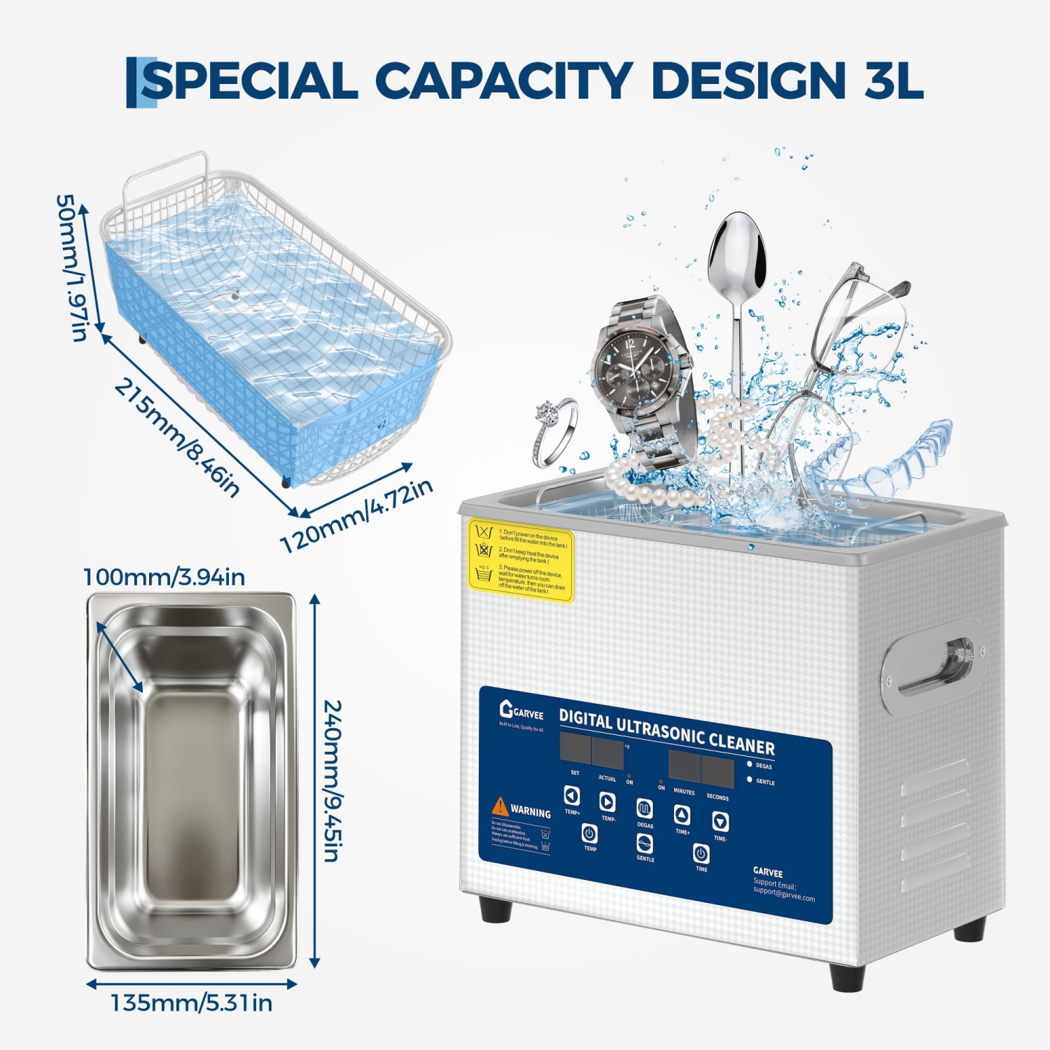 Nettoyeur à ultrasons 3L/6L/10 - Industrial Ultrasonic Cleaner 30L Heater avis et prix