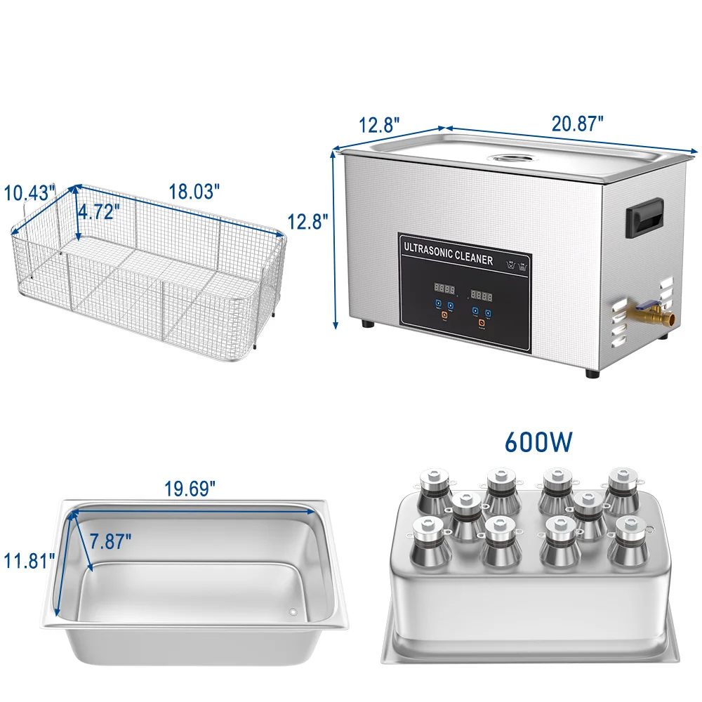 Pour moteur de voiture laborat - Industrial Ultrasonic Cleaner 30L Heater avis et prix