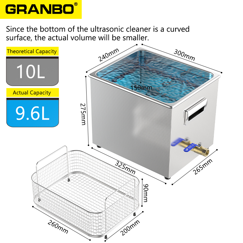 Nettoyeur ultrasonique 10L, Ma - Ultrasonic Cleaning Machine 10L Digital avis et prix