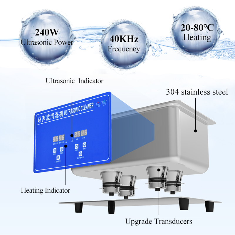 Nettoyeur à ultrasons numériqu - Ultrasonic Cleaning Machine 10L Digital avis et prix