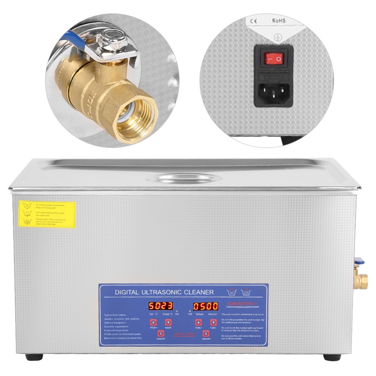 Machine de nettoyage à ultraso - Industrial Ultrasonic Cleaner 30L Heater avis et prix